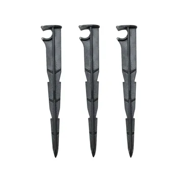 

3/8" irrigation hose holder 8/11 garden hose bracket Plastic Fixed Stems Support Holder Drip Irrigation system accessories 4pcs