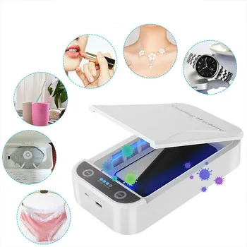 

Portable UV Sterilizer Box Phone Mask Cleaner Personal Sanitizer Disinfection Cabinet UV Sterilizer Lamp