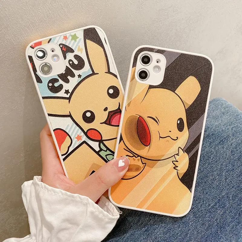 ポケモンピカチュウパターンの電話ケース Iphone 7 8 Plus Xs Xr Xs Max 11 12 Pro用のかわいいソフトバックカバー 落下防止 ギフト Aliexpress ホーム ガーデン