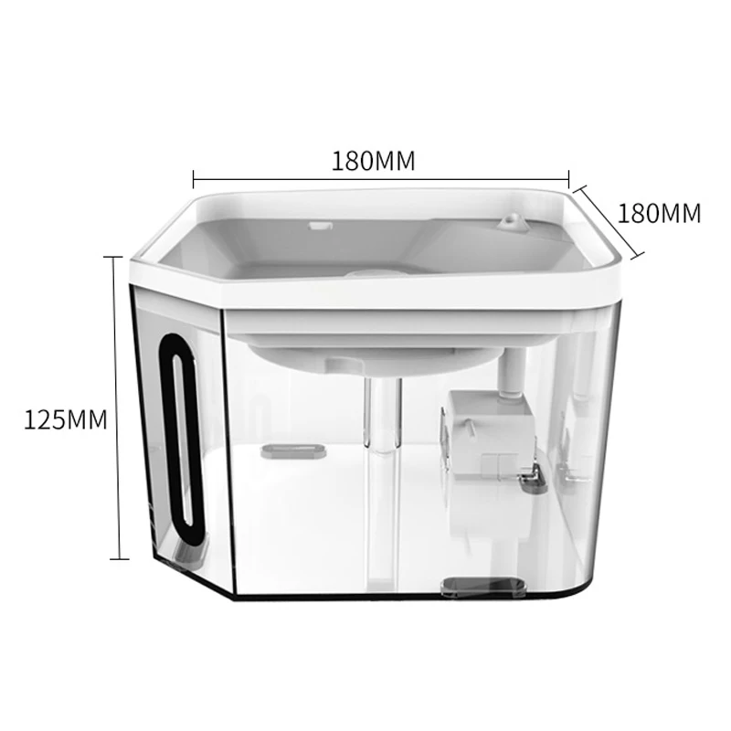 2L автоматический фонтан для кошачьей воды, Электрический немой кормушка для воды, поилка для собак, кошек, дозатор напитков с фильтром