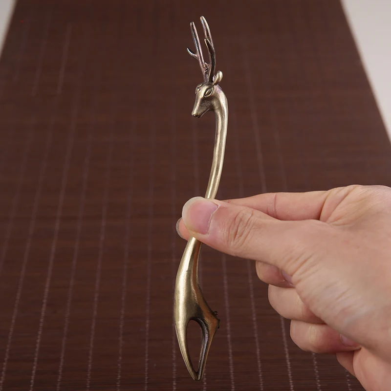 Copper Fork Handle for Cast Iron Tea Pot Teapot Accesories Heat Insulation Cooking Kitchen Tools Tea Tools 6.29 - 7.48 inch