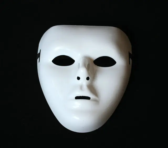 Костюмы на Хэллоуин в стиле «хип-хоп» маска привидения танец ночной Светильник для танцев для маскарада тонком каблуке в стиле «хип-хоп» глазную повязку ночной Светильник Цвет белая маска