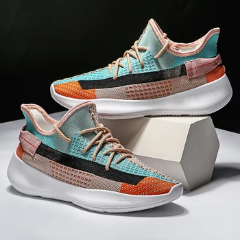 

Men Running Shoes Breathable Mesh Soft Lace Up Outdoor Jogging Walking Sport Sneakers Men Trainers Zapatillas Hombre Deportiva