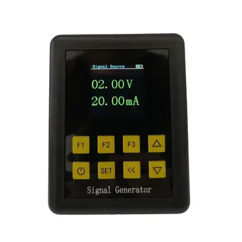 

2-10V 4-20mA Digital Signal Generator Source Current Simulator Sine Wave Handheld Durable USB Rechargeable LCD Display PWM Pulse