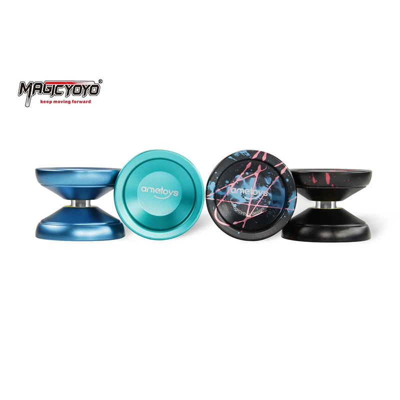 Original MAGICYOYO aluminum alloy boy yoyo ball children classic toy T5- sapphire blue professional metal yo-yo yoyo ball