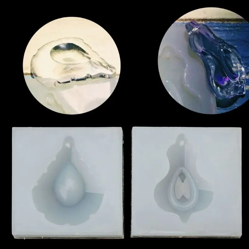 

Jewelry Pendant Resin Mold DIY Faceted Teardrop Crystals Jewelry Making Tools