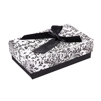 

1Pcs Jewellery Gift Boxes Necklace Pendant Bracelet Ring Display Storage Holder Black