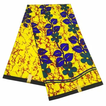 

100% Polyester African Wax Prints Fabric New Ankara Nigerian soft Wax High Quality African Fabric for Party Dress