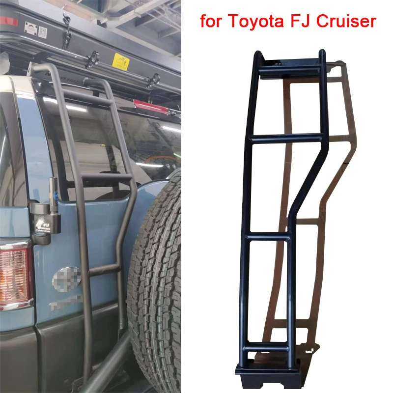 Rear Ladder Tailgate Ladder Kit Metal Stairs For Toyota Fj Cruiser Car