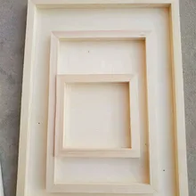 Деревянная глиняная рамка для детей ручной работы DIY изящная художественная окрашенная рамка ультра-светильник глиняные инструменты рамка белый эмбрион