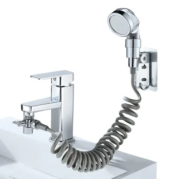 

Bathroom Wash Face Basin Water Tap External Shower Toilet Hold Filter Flexible Small Nozzle Suit Wash Hair House Artifact Shower