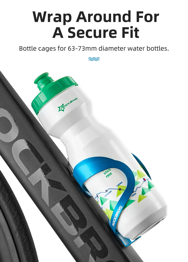 Description Picture 6 of itemROCKBROS Bicycle Aluminium Alloy Adjustable Water Bottle Cage Mountain Bike Cycling Bottle Holder Ultralight HandleBar Mount