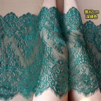 

3Meters/pcs red purple white eyelashes floral lace handmade clothing neckline, skirt, hem accessories decorative fabric