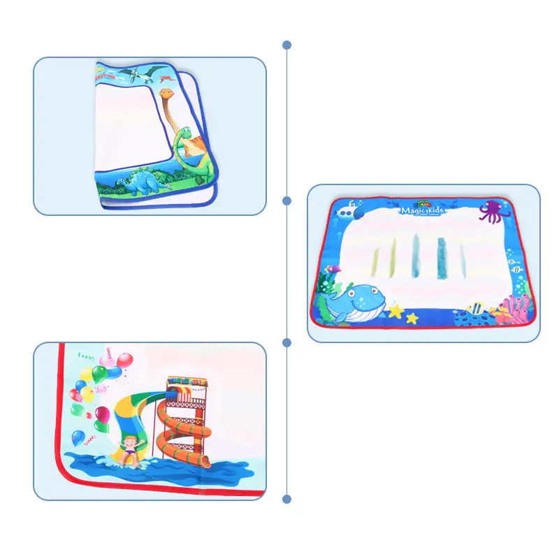 Двухсторонний магический каракули воды Рисунок мат с Летающие шахматы Pad Игры развивающие игрушки Лидер продаж