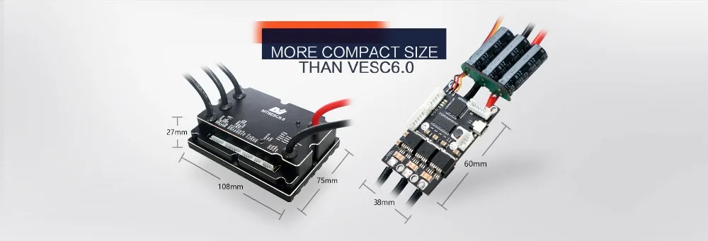 Maytech SUPERFOC6.8 контроллер esc на основе VESC6+ 10s реостатический тормоз+ антиискровый переключатель для электрического скейтборда rc робота