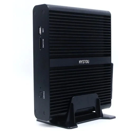 

HYSTOU FMP05B Mini PC i7-7500U 8GB RAM 256GB SSD Quad Core Win10 DDR4 Intel UHD Graphics 620 5.0GHz Fanless Mini Desktop PC