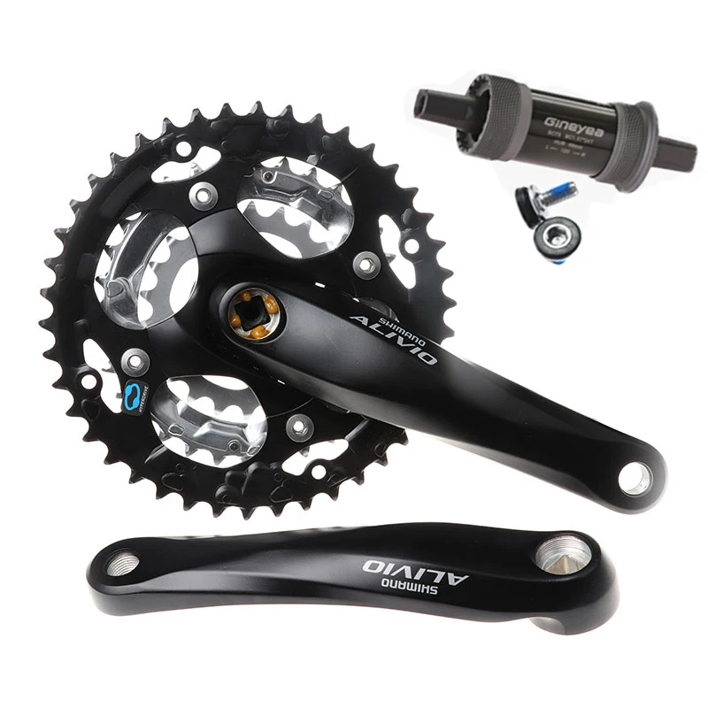 SHIMANO-Alivio-M410-Crankset-FC-M410-BB-UN26-Bottom-Bracket