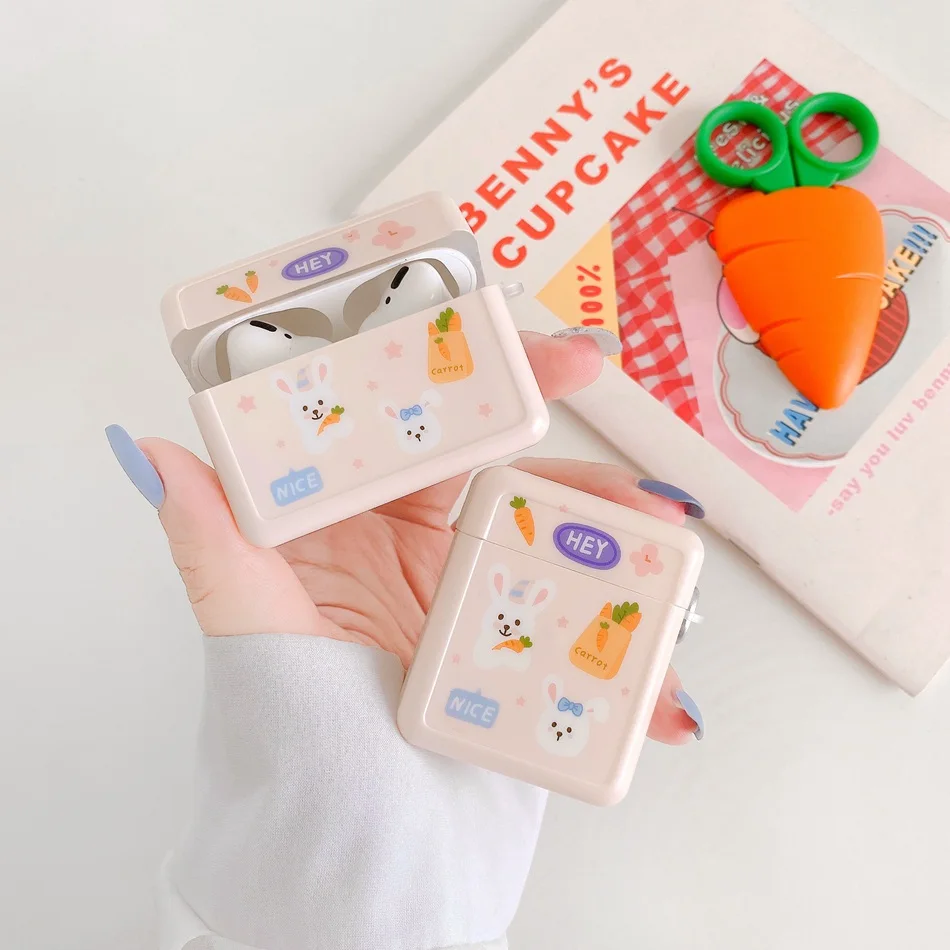 Милый чехол для наушников с рисунком собаки AirPods Pro Cartoon Carrot наушники в виде