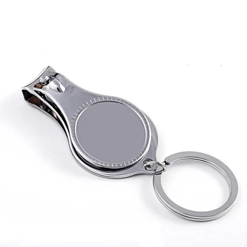 

print logo 3 in 1 Metal Three in One Nail Clipper Keychains Nail Cutter key chain Bottle Opener keyring for promotion gift