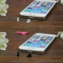 10 шт силиконовый Противопылевой колпачок, разъем для наушников, пробка для зарядки, разъем для iPhone 5, 5S, 6, 6 S, аксессуары для телефонов