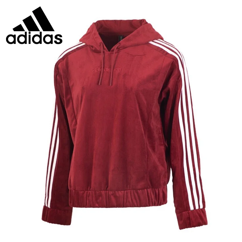 Original New Arrival Adidas NEO W CS SWH VELOUR Women's Pullover Hoodies Sportswear | Спорт и