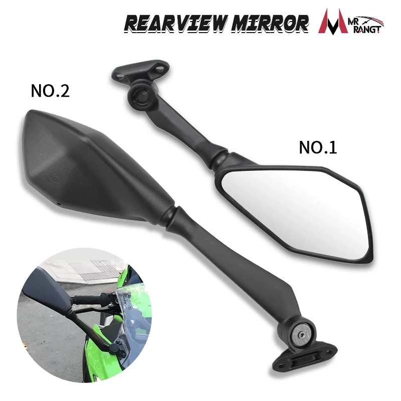 Зеркало заднего вида для гоночного мотоцикла Kawasaki Ninja 300 Ex300 400 250sl ZX-6R ZX636 ZX6R |