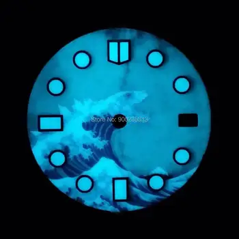 

Dial Maker GodzillaLuminous Diving Modification Accessories Samurai SKX007 NH36 Abalone Big MM Small MM