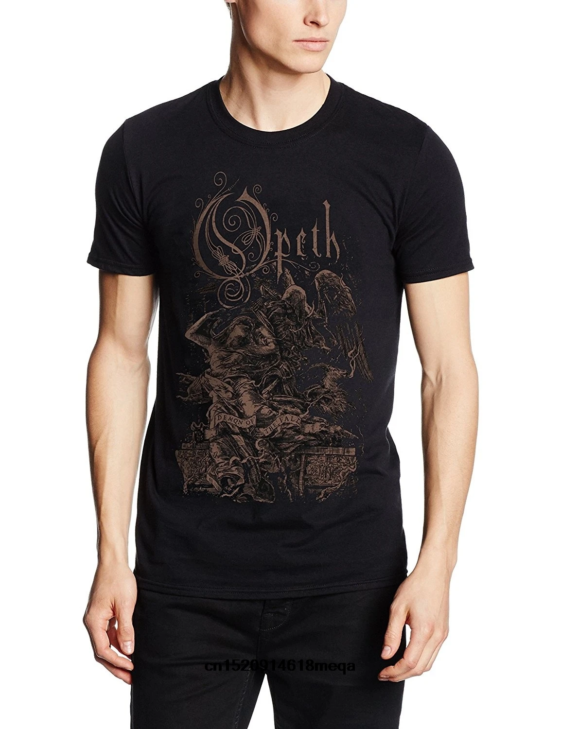Забавные футболки летние мужские Opeth-Angel с коротким рукавом |