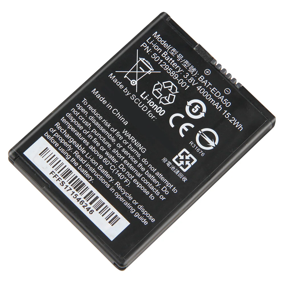 Battery for Honeywell 50134176-001 BAT-EDA50 EDA50 EDA50hc Scanpal EDA40 EDA50K 
