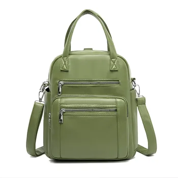 

Simple Fresh Women Backpacks Leather Pu Backpack Female Small Bagpack for Ladies Multifunctional High Quality 2020 New