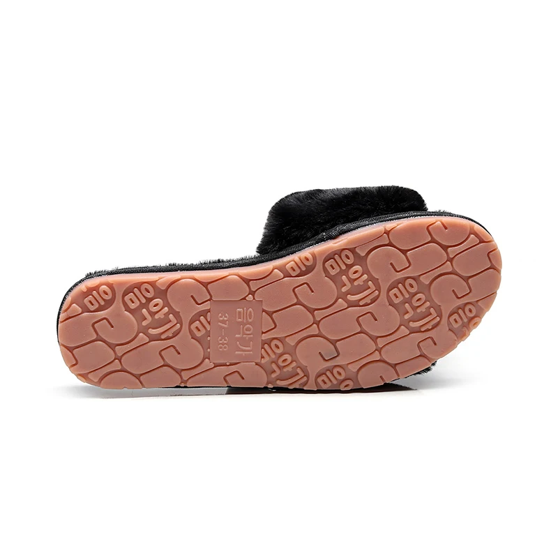 SWQZVT 2020 Women house slippers shoes open toe bedroom floor slippers for women love non-slip pink indoor winter shoes ladies (22)