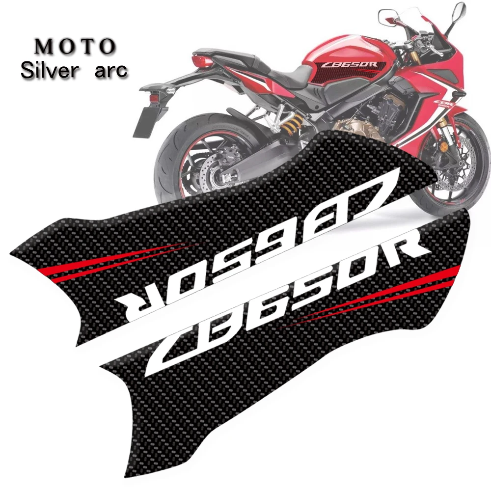 Наклейка из углеродного волокна 3D для мотоцикла защитная Эмблема Для HONDA CB650R CB 650R