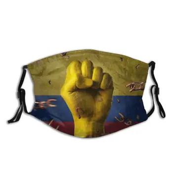 

protective mask with filter Colombia Flag (2) anti dust PM2.5 reuse adult teen child girl
