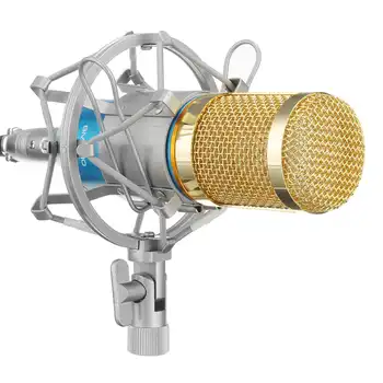 

Professional Condenser Microphone Auto Studio Handheld Karaoke Microphone For Recording Singing Multi Color Brand New