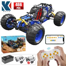 KAIYU yüksek teknoloji RC off-Road yarış arabası Buggy MOC yapı taşları APP programlama uzaktan kumanda araç kamyon tuğla oyuncak hediyeler
