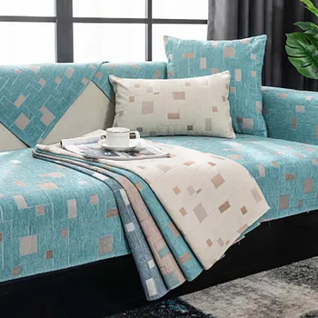 

Nordic Chenille Sofa Cushion Towel Four Season Universal Non-slip Couch Cover for Living Room Furniture Decoration Slipcover New