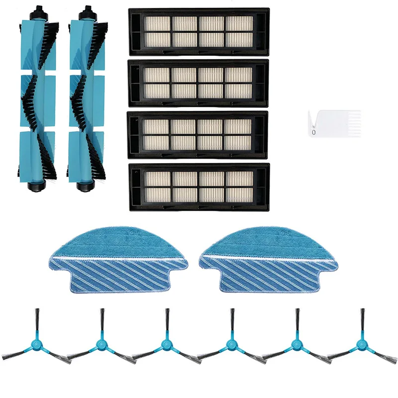 Боковая щетка фильтр Швабра Ткань комплект подходит для Cecotec Conga 3090 запчасти пылесоса