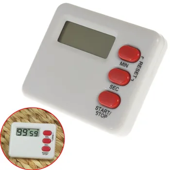 

Wholesale Small Portable LCD Screen Timer Countdown 99 Minute Digital Sport Study Rest Kitchen Cooking Table Magnet Alarm Clock