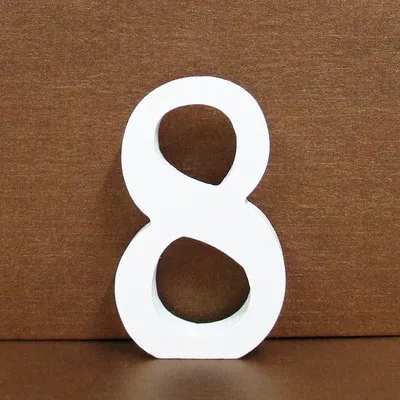 White Wooden Alphabet Letter for Personalized DIY Art and Home Decor, 10cm