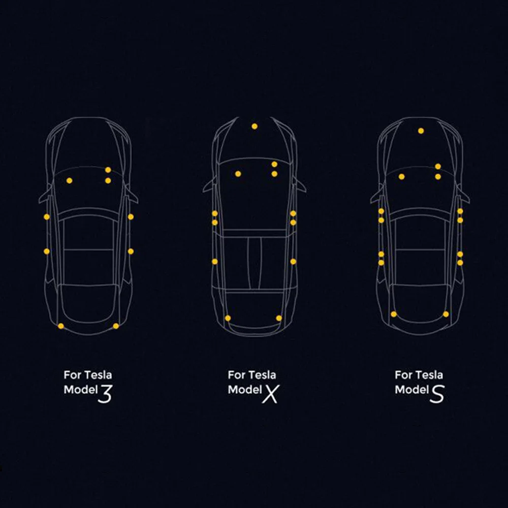 4pcs LED Light Car Interior Light For Tesla Model 3 Model S Model X Ultra Bright Trunk Lamps Replacement Car Door Lamp Easy Plug 4pcs LED Light Car Interior Light For Tesla Model 3 Model S Model X Ultra Bright Trunk Lamps Replacement Car Door Lamp Easy Plug