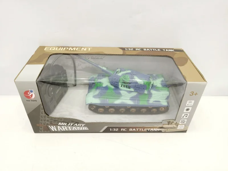 

1: 32 Stone Remote Control Tank Model Remote Control Car Electric Toys Sound And Light Music Military Model Stall