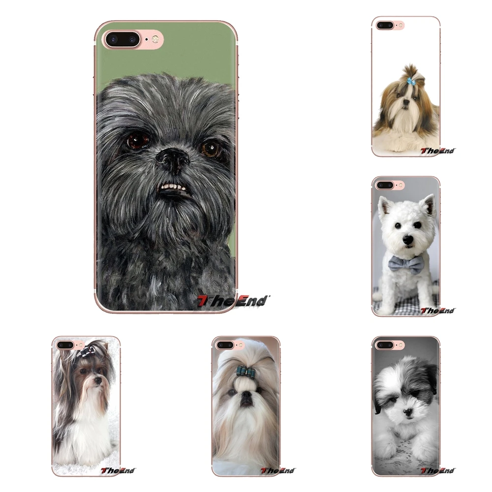 For Huawei G7 G8 P7 P8 P9 Lite Honor 4C 5X 5C 6X Mate 7 8 9 Y3 Y5 Y6 II 2 Pro 2017 shih tzu shitzu dog puppies Soft Shell Covers | Мобильные