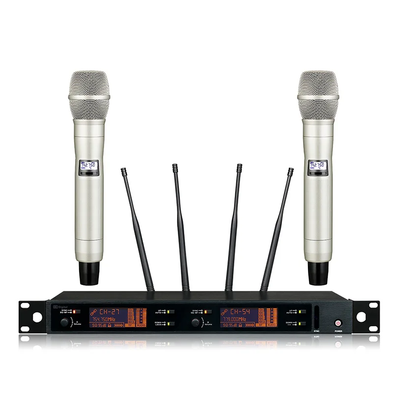 BETA58 SKM8 True Diversity Digital Wireless Microphone Professional Performance System Mic Digital Pilot System 500-820Mhz