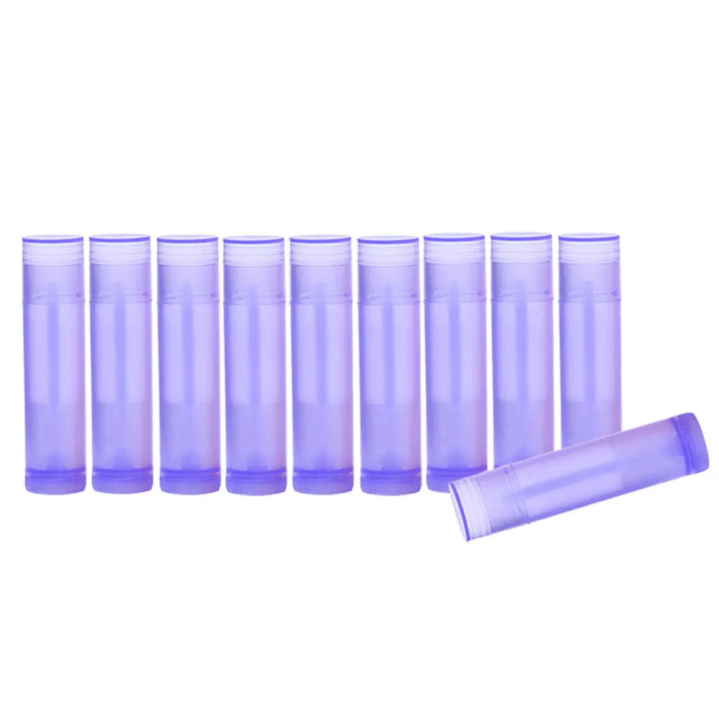 Lip Containers Tubes - 10 Pack - DIY Handmade Cosmetic Makeup Lipstick Vials
