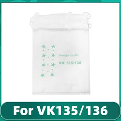 Piezas de repuesto para bolsas de polvo, accesorios para aspiradora Vorwerk Kobold VK135 /136, 10 piezas
