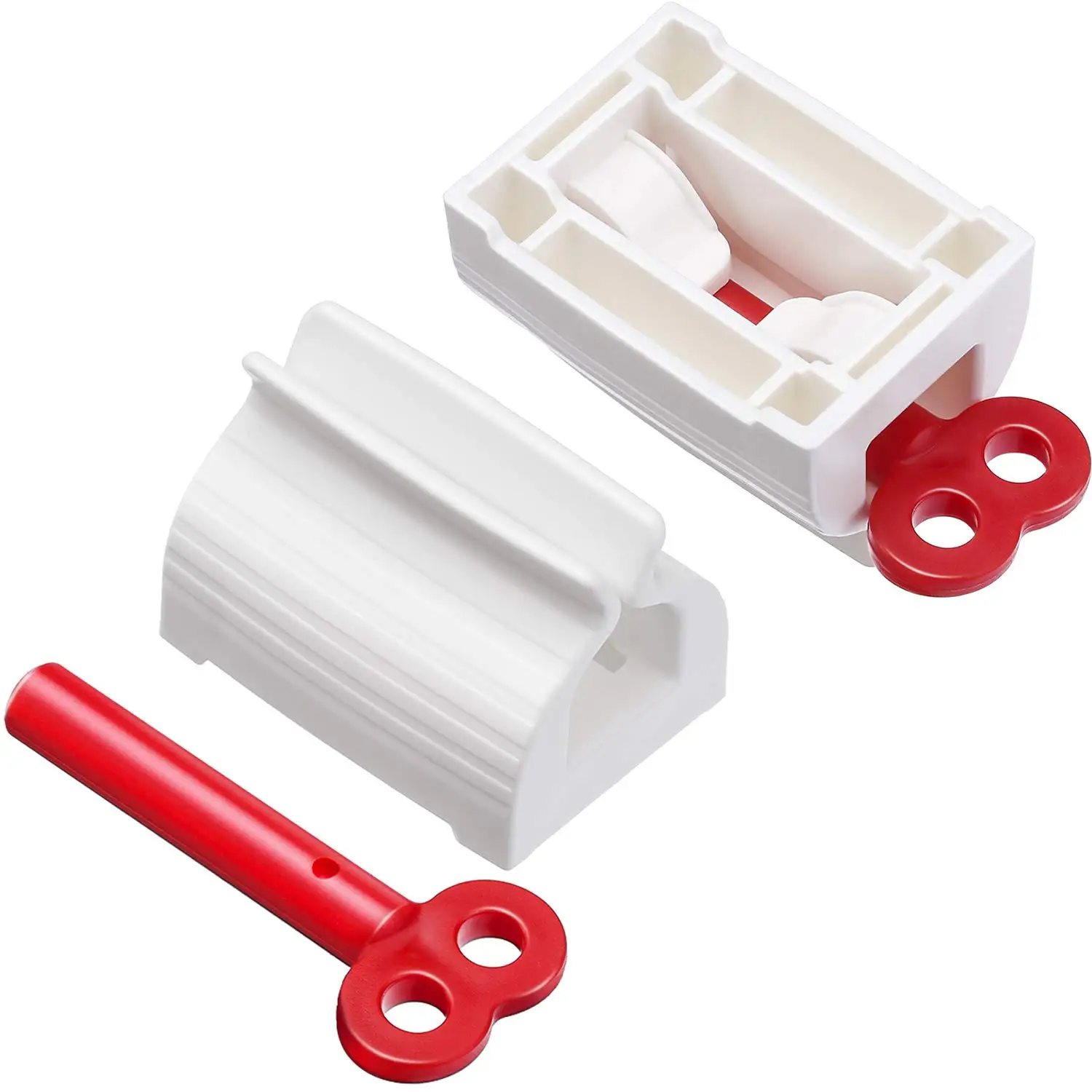 Пластиковый соковыжималка для зубной пасты легкий дозатор держатель для ванной комнаты