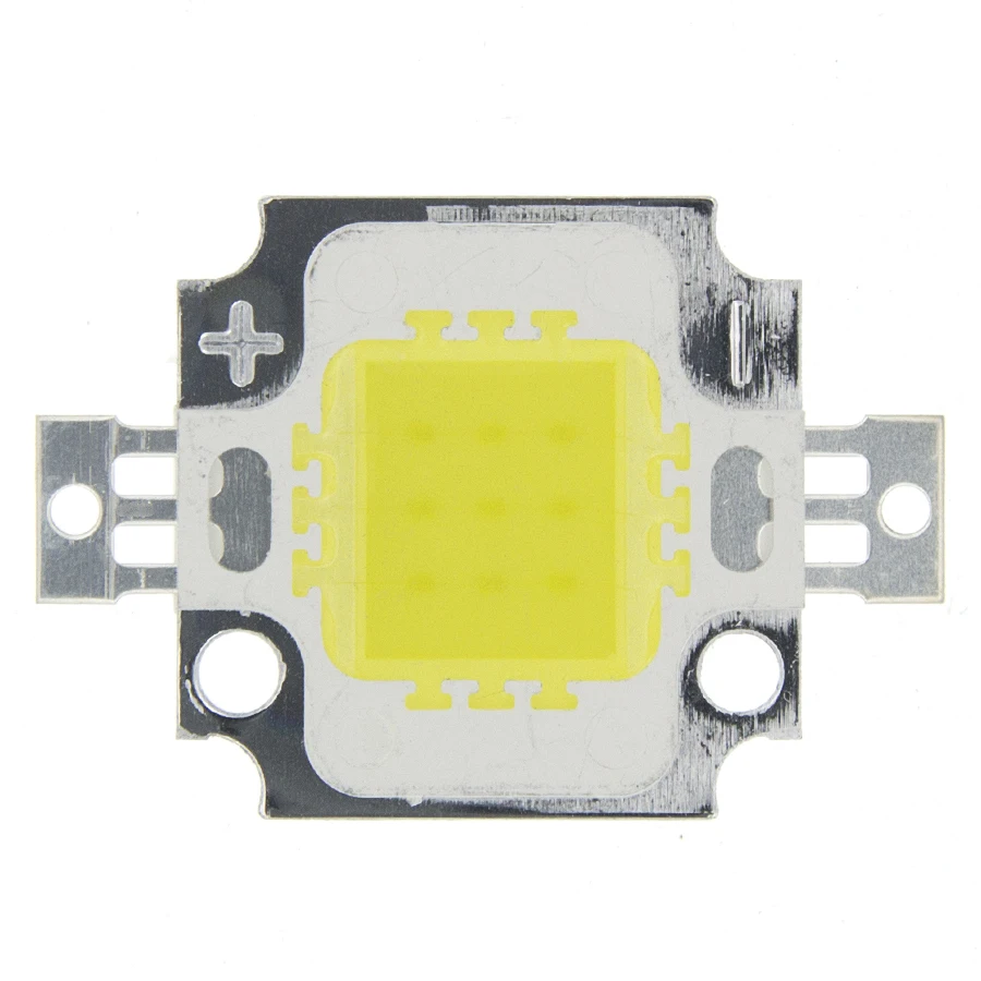 10 Вт светодиодный белый холодный белый Светодиодный чип для Встроенный Точечный светильник 12v DIY проектор напольный светильник супер яркий