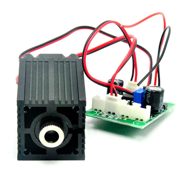 33mm*50mm 12V 980nm 50mw Infrared IR Laser Diode Module Focus Dot Line Cross IR Lasers TTL Fan Driver