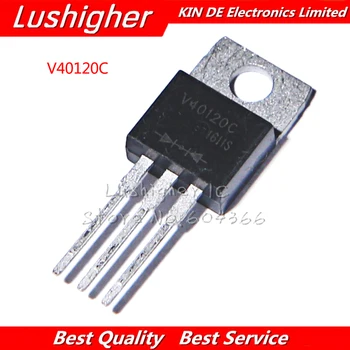 

5PCS V40120C TO-220 V40120 40A 120V TO220 V40120C-E3/4W V40120C-E3 Schottky Diode Original