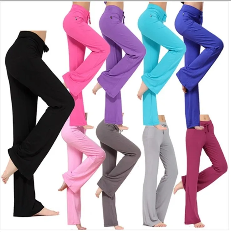 

Dance Pants Women's Loose-Fit Loose Pants Gymnastic Sports Casual Slimming Straight-Cut Modal Students' Pants Yoga Pants